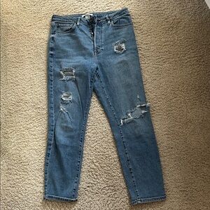 Forever 21 Distressed Blue Women's Jeans 29